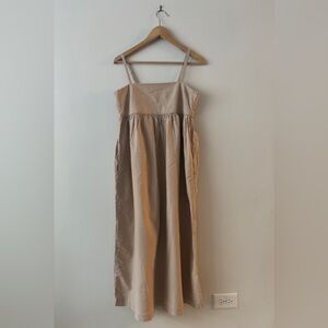 Uniqlo Tan Maxi Dress